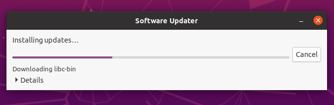 installing updates