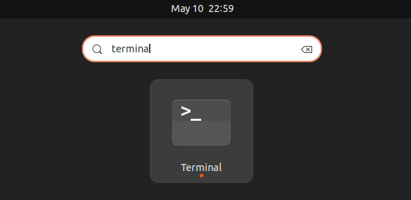 search terminal application