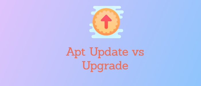 apt update vs upgrade