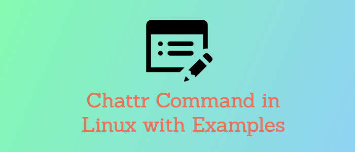 chattr command