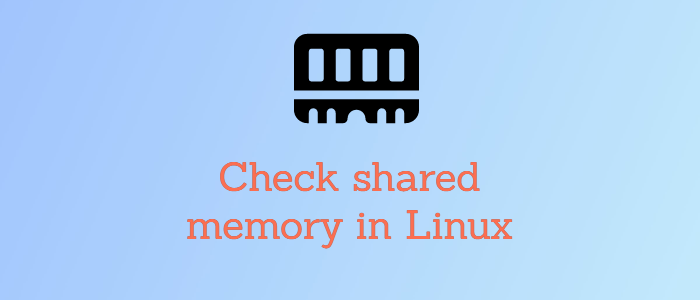 check shared memory linux