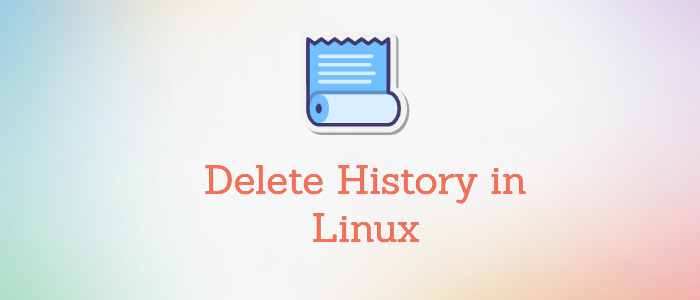 delete history linux