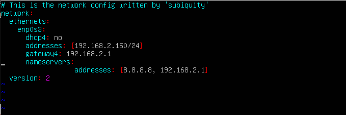 Set Static IP on Ubuntu 20.04
