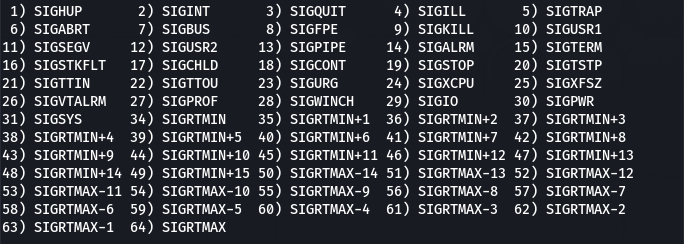 linux signals