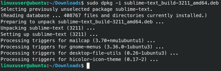 install deb file using dpkg