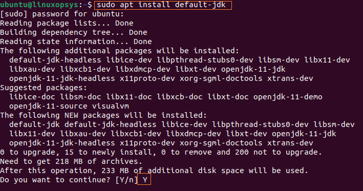 install openjdk on ubuntu