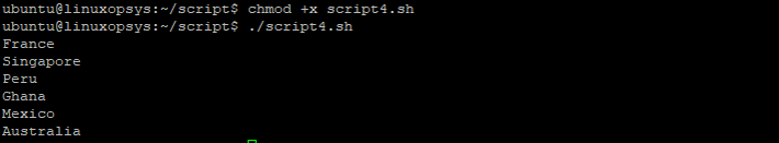 while loop input redirection - script output