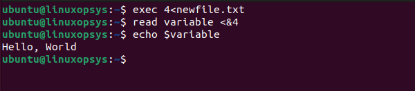 Reading file into variable.